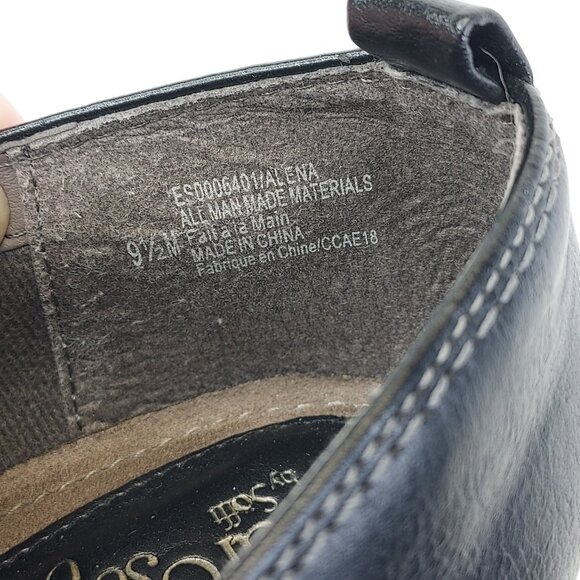 EuroSoft Alena Loafer Women's 9.5 Black Ankle Boot Slip On Heel Comfort Western - Picture 12 of 16